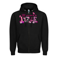 Black All you need is love Valentine's Day Zipper Hoodie - FaDigitalArtStudio