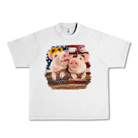 Lunar Rock Cute Couple American Pigs Urban Heavy Tee - Bettercallsaul