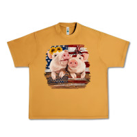 Peanut Butter Cute Couple American Pigs Urban Heavy Tee - Bettercallsaul