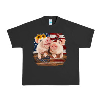 Pigment Black Cute Couple American Pigs Urban Heavy Tee - Bettercallsaul