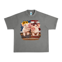 Tornado Cute Couple American Pigs Urban Heavy Tee - Bettercallsaul