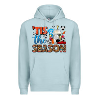 Blue Mist tis the season  soccer  frappe coffee Premium Hoodie - FaDigitalArtStudio