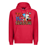 Cardinal tis the season  soccer  frappe coffee Premium Hoodie - FaDigitalArtStudio