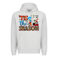 Dove Grey tis the season  soccer  frappe coffee Premium Hoodie - FaDigitalArtStudio