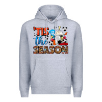 Heather Grey tis the season  soccer  frappe coffee Premium Hoodie - FaDigitalArtStudio