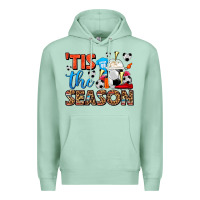 Seafoam tis the season  soccer  frappe coffee Premium Hoodie - FaDigitalArtStudio