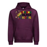 Mauve Wine strong black queen Urban Hoodie - Artiststas