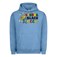 Pigment Pebble Blue strong black queen Urban Hoodie - Artiststas