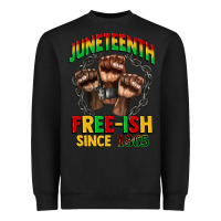 Black juneteenth free ish since 1865 Heavyweight Sweatshirt - CowGirlArtShop