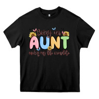 Black being an aunt makes my life complete Heavy Core Tee - MaliasSmallBusiness