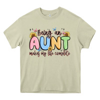 Mossy being an aunt makes my life complete Heavy Core Tee - MaliasSmallBusiness