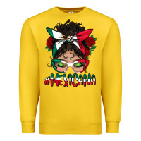 Lemon mexicana messy bun mama Premium Sweatshirt - BundleAndBundleShop