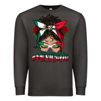 Smoke mexicana messy bun mama Premium Sweatshirt - BundleAndBundleShop