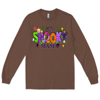 Chestnut Halloween Spooky Mama Long Sleeve Tee - texasbilliewilder