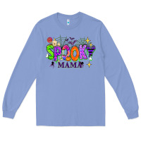 Colony Blue Halloween Spooky Mama Long Sleeve Tee - texasbilliewilder