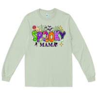 Matcha Halloween Spooky Mama Long Sleeve Tee - texasbilliewilder