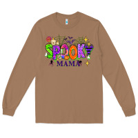 Toasted Coconut Halloween Spooky Mama Long Sleeve Tee - texasbilliewilder