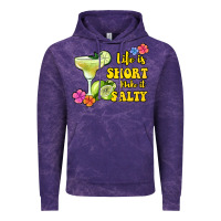 Cloud Purple life is short make it salty Vintage Hoodie - Jasminsmagicworld