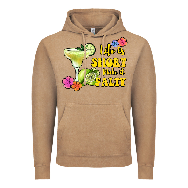 Life Is Short Make It Salty Vintage Hoodie by Jasminsmagicworld | Teevron