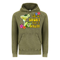 Vintage Olive life is short make it salty Vintage Hoodie - Jasminsmagicworld
