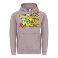 Vintage Zinc life is short make it salty Vintage Hoodie - Jasminsmagicworld