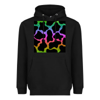 Black cow glitter seamless pattern Heavyweight Hoodie - BundleAndBundleShop