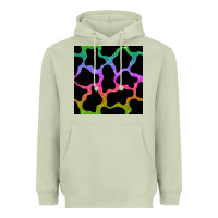 Matcha cow glitter seamless pattern Heavyweight Hoodie - BundleAndBundleShop