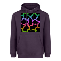 Plum cow glitter seamless pattern Heavyweight Hoodie - BundleAndBundleShop