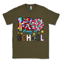 Army Green 100 days of school Classic Tee - Artiststas