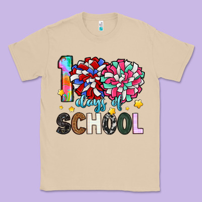 100 Days Of School Classic Tee Designed By Artiststas
