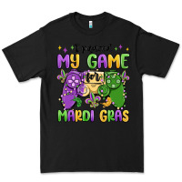 Black i paused my game for mardi gras Premium Tee - MaliasSmallBusiness