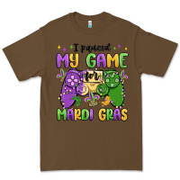 Cacao i paused my game for mardi gras Premium Tee - MaliasSmallBusiness