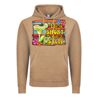 Vintage Coffee life is short make it salty Vintage Hoodie - Jasminsmagicworld