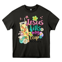 Asphalt easter jesus fills my cup Heavy Core Tee - MaliasSmallBusiness