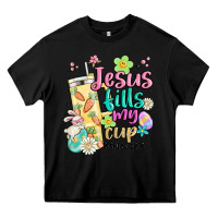 Black easter jesus fills my cup Heavy Core Tee - MaliasSmallBusiness