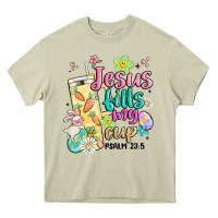 Mossy easter jesus fills my cup Heavy Core Tee - MaliasSmallBusiness