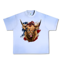 Grape Ice American Highland Cow Urban Heavy Tee - Bettercallsaul