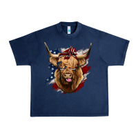 American Highland Cow Urban Heavy Tee | Teevron