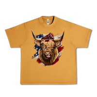 Peanut Butter American Highland Cow Urban Heavy Tee - Bettercallsaul