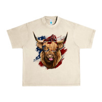 Sandshell American Highland Cow Urban Heavy Tee - Bettercallsaul