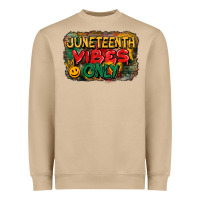 Mushroom juneteenth vibes only Heavyweight Sweatshirt - CowGirlArtShop