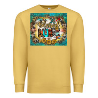 Antique Gold blessed nurse tumbler Premium Sweatshirt - BundleAndBundleShop