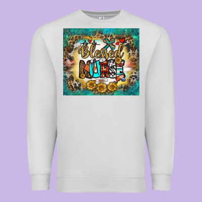 Blessed Nurse Tumbler Premium Sweatshirt Designed By Bundleandbundleshop
