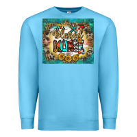 Ocean Blue blessed nurse tumbler Premium Sweatshirt - BundleAndBundleShop