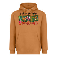 Meerkat Just A Girl Who Loves Christmas Heavyweight Hoodie - FaDigitalArtStudio
