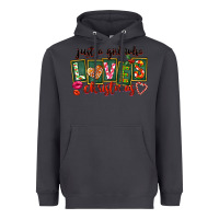 Smoke Just A Girl Who Loves Christmas Heavyweight Hoodie - FaDigitalArtStudio