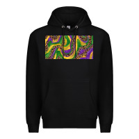 Black Mardi gras colors with leopard Premium Hoodie - RanaPortraitStore