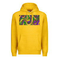 Lemon Mardi gras colors with leopard Premium Hoodie - RanaPortraitStore