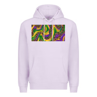 Lilac Mardi gras colors with leopard Premium Hoodie - RanaPortraitStore