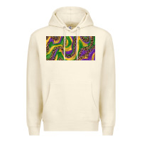 Sandshell Mardi gras colors with leopard Premium Hoodie - RanaPortraitStore